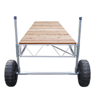Patriot Docks 40' Straight Roll-in Dock - Cedar Decking