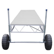 Load image into Gallery viewer, Patriot Docks 40&#39; Straight Roll-in Dock gray aluminum decking