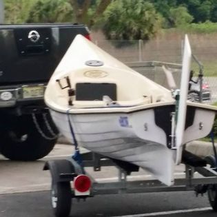 Legacy 5M on a trailer