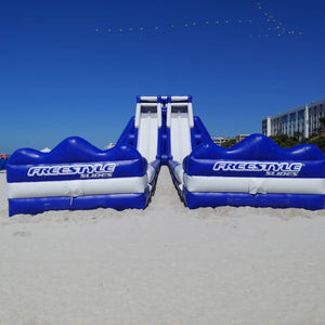 Freestyle Slides 4 Lane Inflatable Water Slide