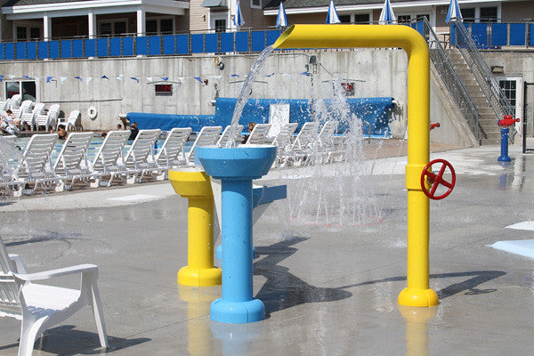 Rain Drop Products Pipe Falls Play Center-OMNIPOD