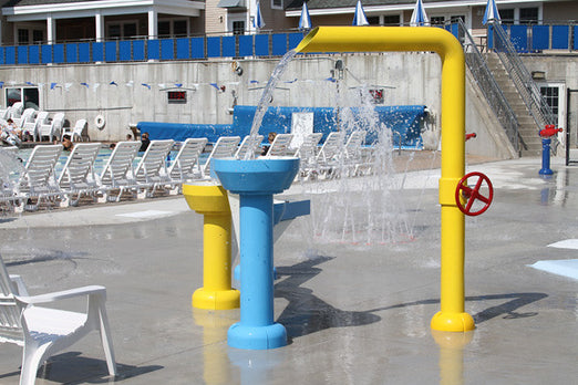 Rain Drop Products Pipe Falls Play Center-OMNIPOD