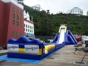 Freestyle Slides Hippo Inflatable Water Slide at the Ocean Park Hong Kong!