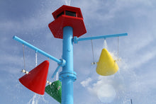 Load image into Gallery viewer, Rain Drop Products Tumble Buckets 3 with Tree Sails