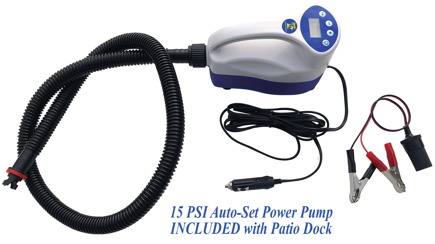 Island Hopper Elite Class Patio Dock 15′ x 6' Floating Platform