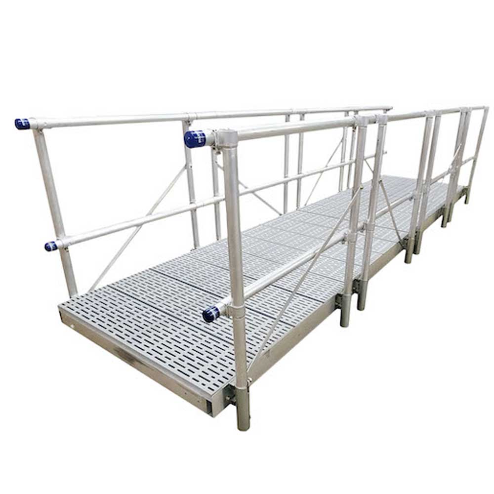 Patriot Docks 16 ft. Gangway Poly Grey