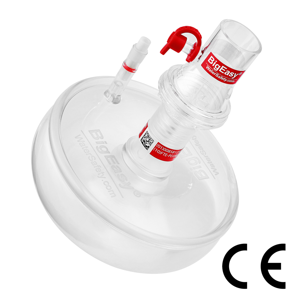 Water Safety Products BigEasy® CPR Rescue Breathing Mask Kit