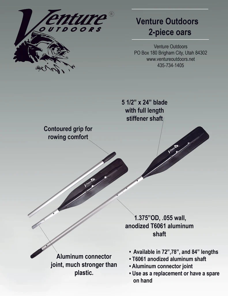 Venture Outdoors Two-Piece Oar each