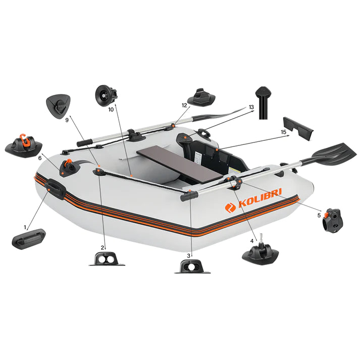Kolibri Marine KM-200 (6'7") Inflatable Boat