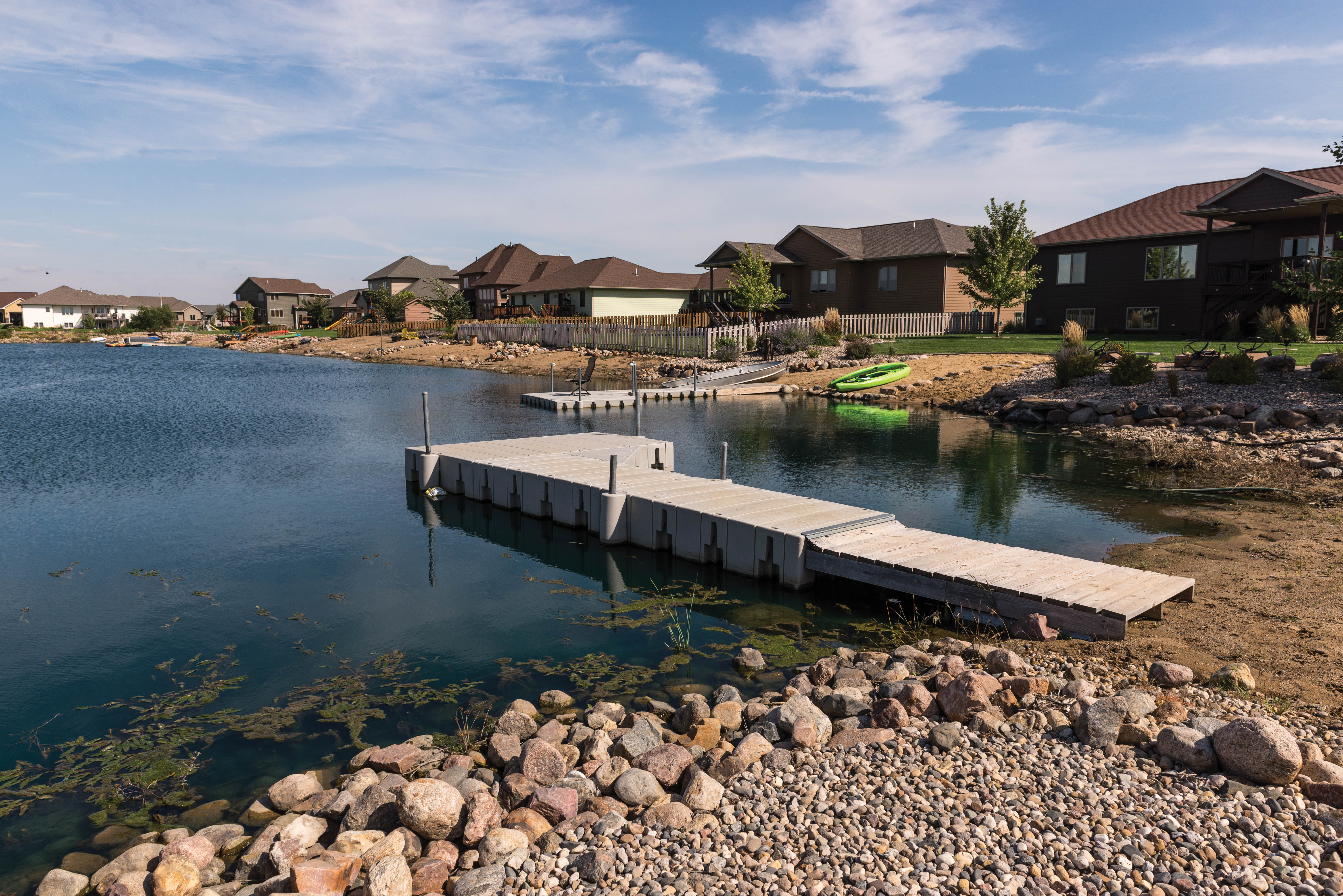 Connect-A-Dock L-Dock Packages 2000 Series-High Profile installed at the lake