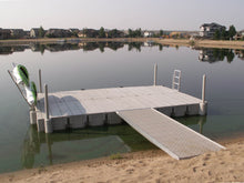 Load image into Gallery viewer, Connect-A-Dock Deck Packages High Profile at the lake