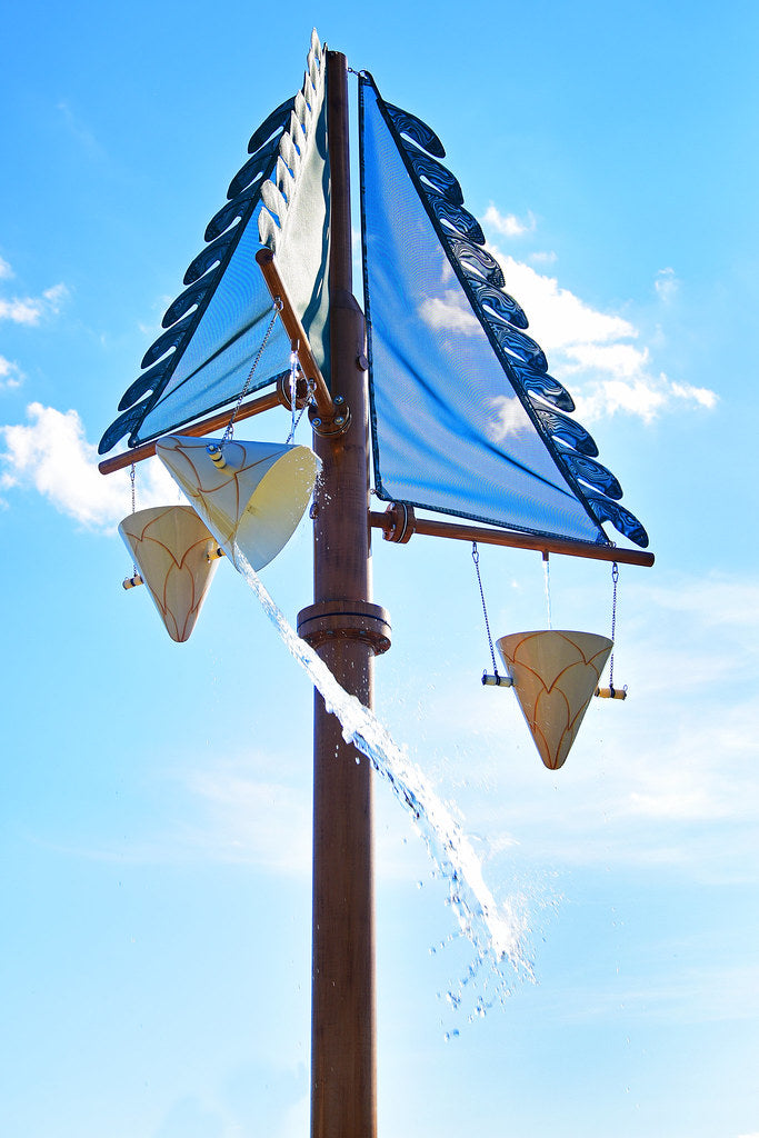 Rain Drop Products Tumble Buckets 3 with Tree Sails