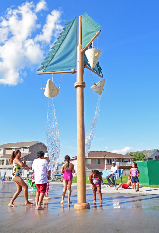 Rain Drop Products Tumble Buckets 3 with Tree Sails