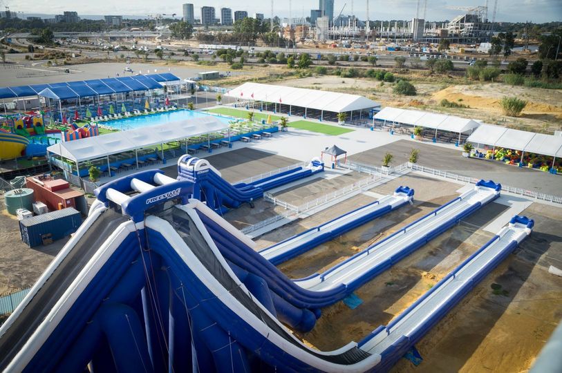 Freestyle Slides Drop Inflatable Water Slide along with the other slides