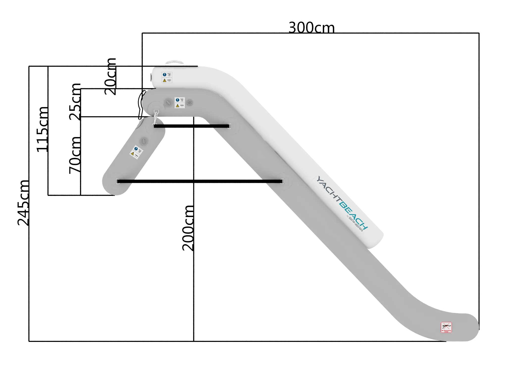 Yachtbeach Mini Slide 9'10"