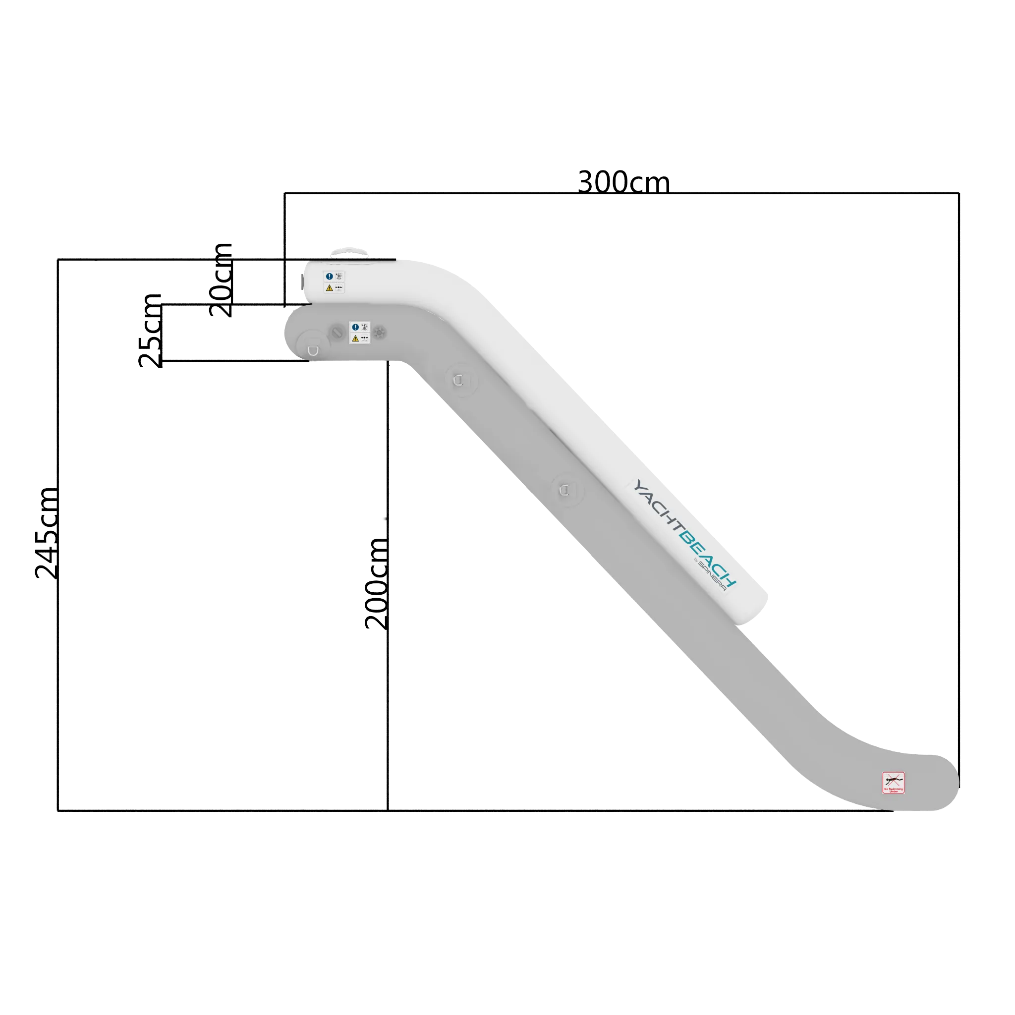 Yachtbeach Mini Slide 9'10"