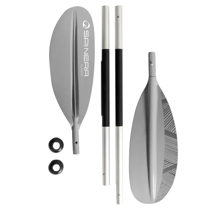 Spinera Kayak Paddle Classic grey - Alu 4 pieces