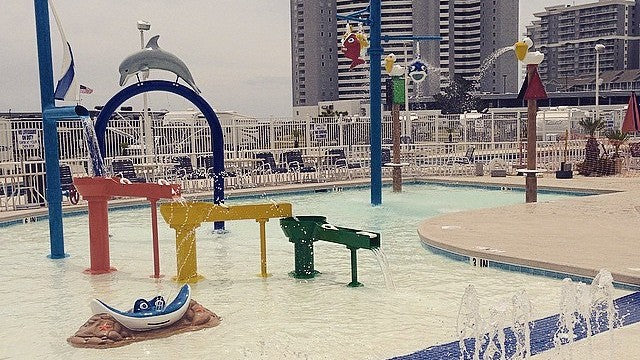 Rain Drop Products Pipe Falls Play Center-OMNIPOD