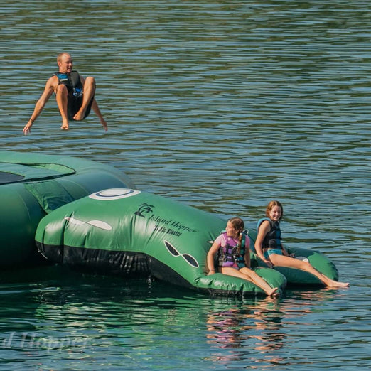 Island Hopper Double Blaster Attachment - Natural Green