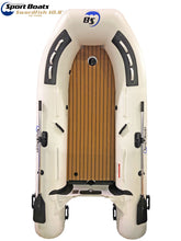 Load image into Gallery viewer, Inflatable Sports Boat&#39;s Swordfish with Teak Look Air Floor