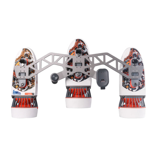 Sublue WhiteShark Tini Triple-Engine Support Handle with three Tini Scooter