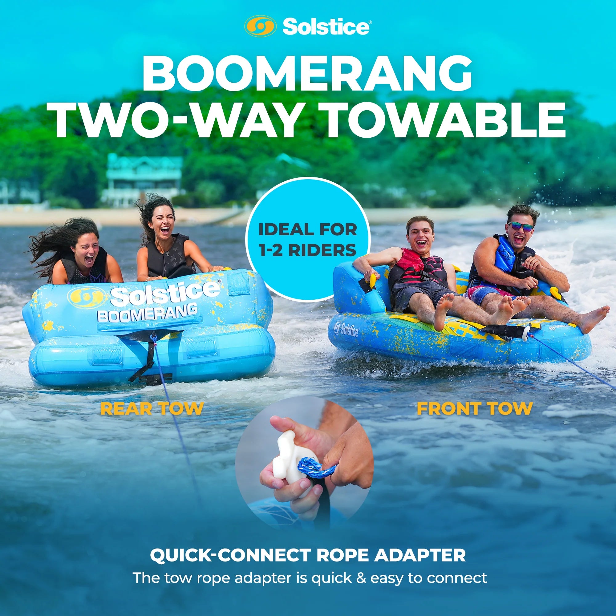 Solstice Boomerang Towable Boat Tubes
