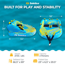 Load image into Gallery viewer, Solstice Boomerang Towable Boat Tubes