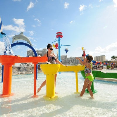 Rain Drop Products Pipe Falls Play Center-OMNIPOD