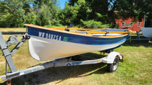 Load image into Gallery viewer, Gig Harbor Point Defiance 12' Kevlar Composite Sailing &amp; Rowing Boat – Lightweight Dinghy
