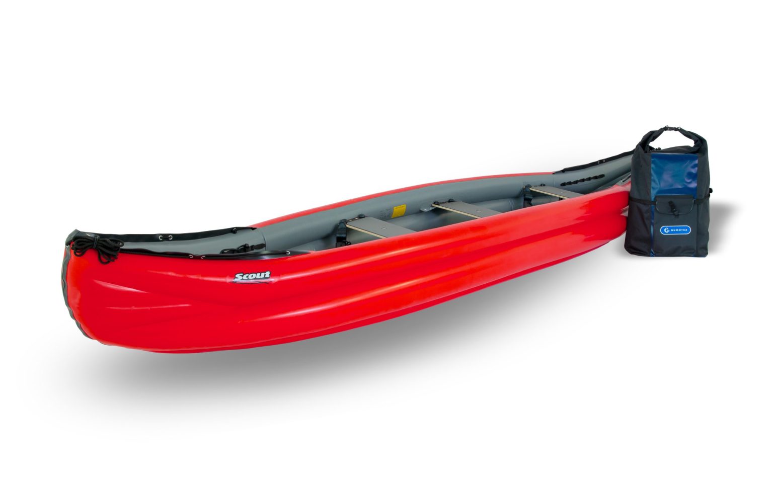 Gumotex SCOUT 14′7″ Inflatable Canoe red