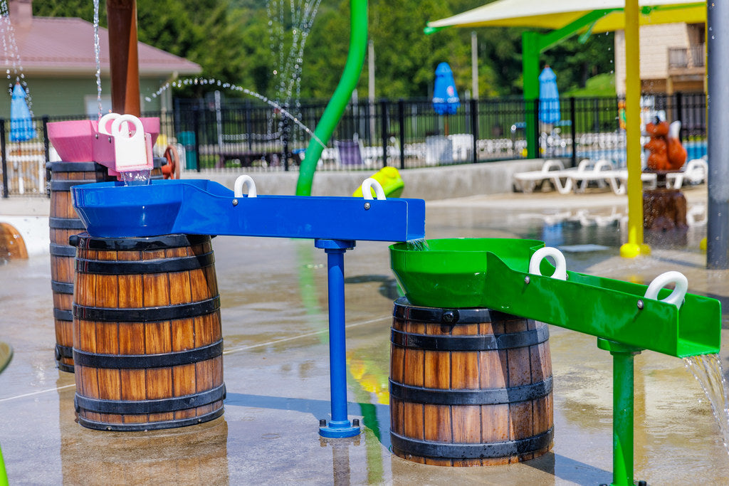 Rain Drop Products Pipe Falls Play Center-OMNIPOD