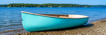 Puffin 860 Rowboat 8.6 ft - Seafoam Fiberglass Dinghy 3 Person