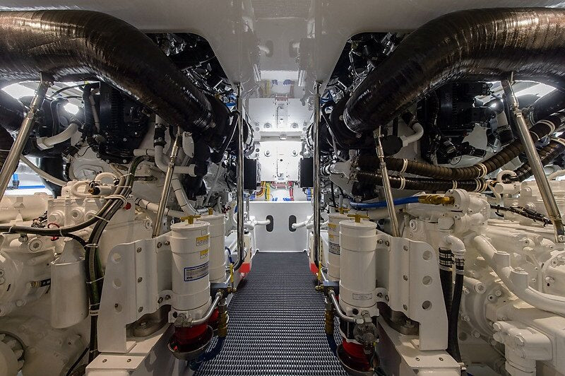 Plastex Vynagrip Marine Mat on the engine room floor