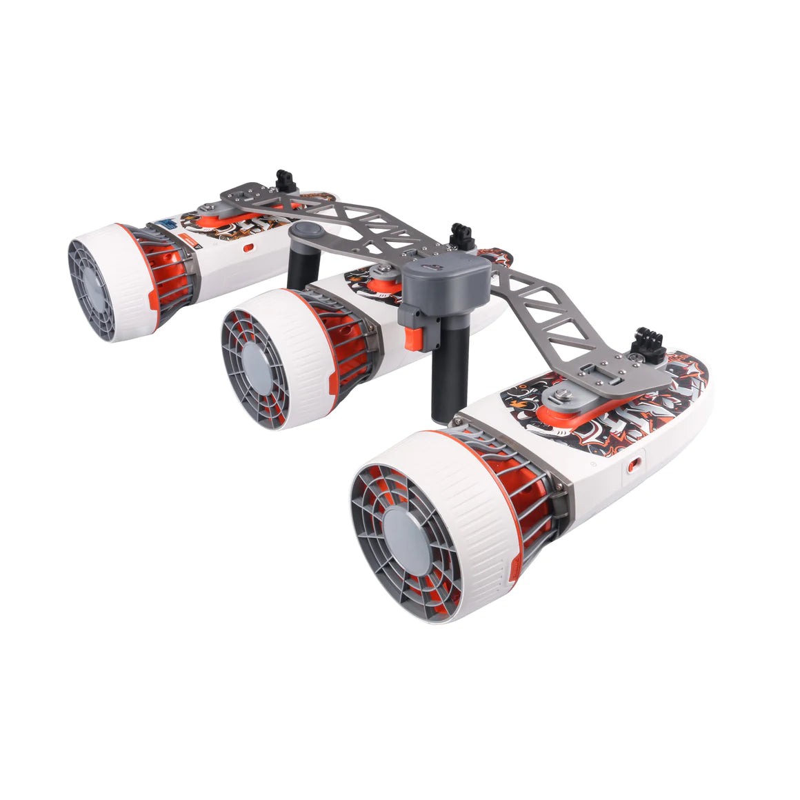 Sublue WhiteShark Tini Triple-Engine Support Handle with three Tini Scooter