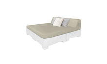 Load image into Gallery viewer, Ledge Lounger Affinity Square Sunbed with Backrest Cushion