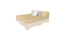 Load image into Gallery viewer, Ledge Lounger Affinity Square Sunbed with Backrest Cushion