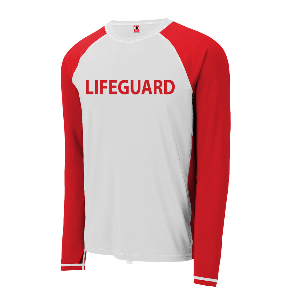 Water Safety Products Freedom Lifeguard LS  Rashguard Shirt Chlorine Resistant