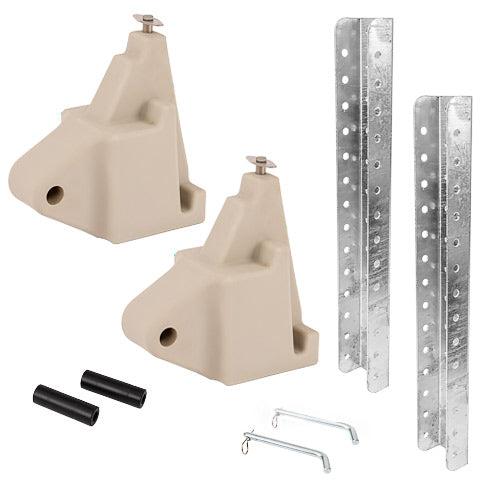 Connect-A-Port PWC Floating Dock Complete Accessories Kit Floating Dock Hinge  Light Gray