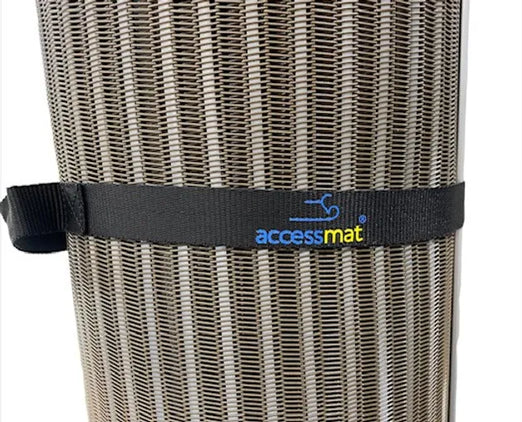 Brown Roll of AccessRec Access Beach Mat