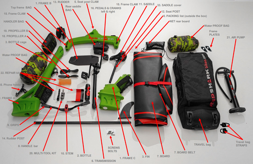 Redshark Water Bike Kit