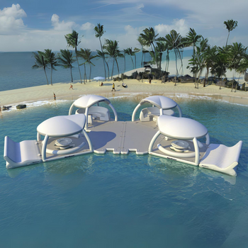 AquaBanas The Zone Inflatable Island Resort Package