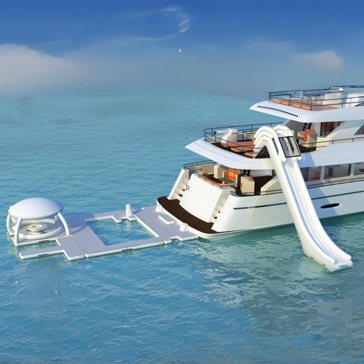 Aquabanas First Mate Inflatable Island Yacht Package