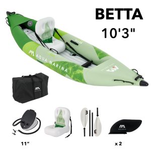Aqua Marina Betta 10'3" Recreational Inflatable Single Person Kayak