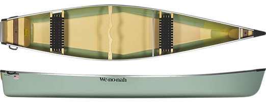 Wenonah Backwater 15' Flex-Core Sports Canoe  - 70 Lbs.