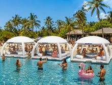 Load image into Gallery viewer, AquaBanas Bayside Inflatable Island Resort Package