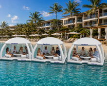 Load image into Gallery viewer, AquaBanas Bayside Inflatable Island Resort Package
