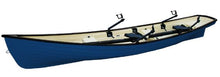 Load image into Gallery viewer, Blue With Bone Interior Heritage 15 Classic Little River Double Rowboat 