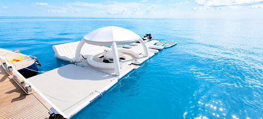 AquaBanas Bosun Inflatable Island Yacht Package