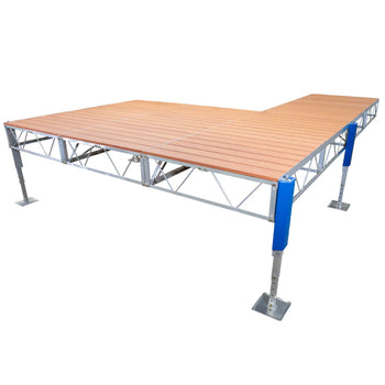 Patriot Docks Double Patio Stationary Jack Dock