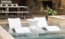 Load image into Gallery viewer, Ledge Signature Chaise Deep In-Pool Loungers and Table Set